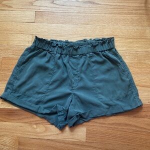 Aerie Lyocell Army Green Pull On Shorts 3.5 Inch‎ Inseam